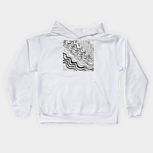 Ripple Waves Kids Hoodie